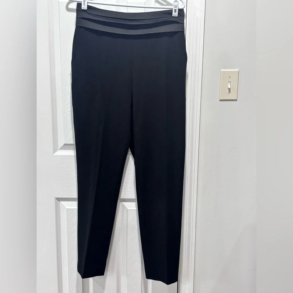 Calvin Klein Women's Classic Black Straight Leg Pants - Picture 2 of 11